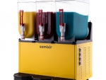 SM - SLUSH 36-Y - Ice Slush Triple Meyve Suyu Dispenseri,Sarı